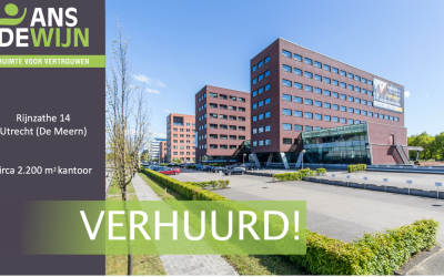 APF International verhuurt circa 2.200 m2 kantoor in Utrecht (De Meern)!