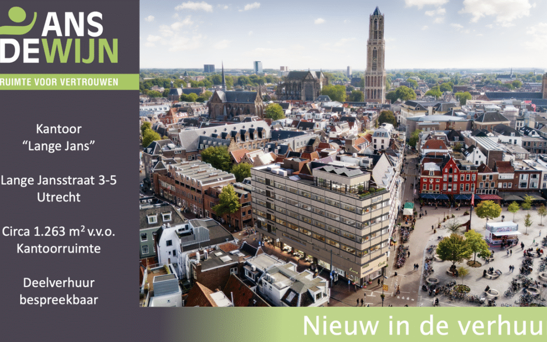 Zoeken jullie een toffe kantoorruimte in het hartje centrum van Utrecht?