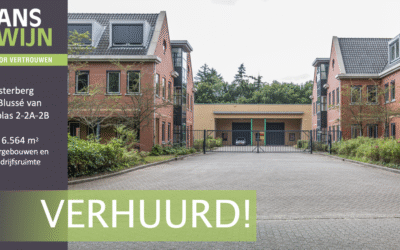 Totaal circa 6.564 m2 verhuurd in Soesterberg!